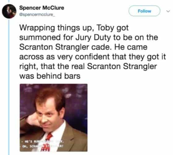 The Very Realistic Dark Conspiracy Theory About Toby From &#8220;The Office&#8221;