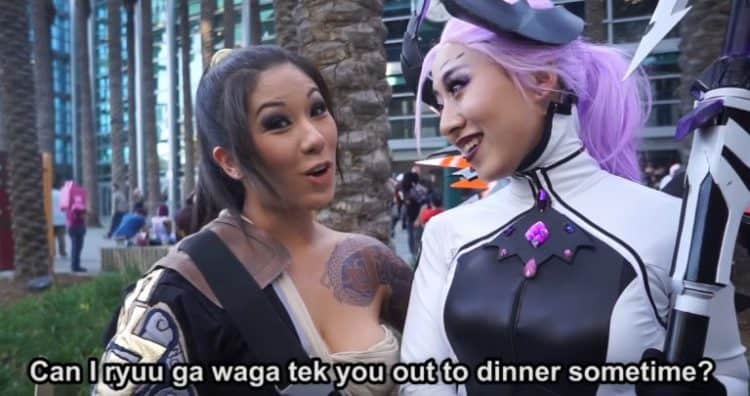 The World&#8217;s Best Cosplayers Try Cheesy Overwatch Pickup Lines