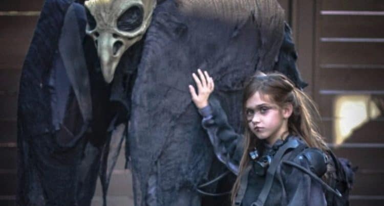 Father and Daughter Make Unreal Dark Crystal Inspired Halloween Costume