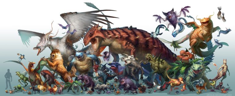 A Gallery of Realistic Jurassic Pokemon by RJ Palmer