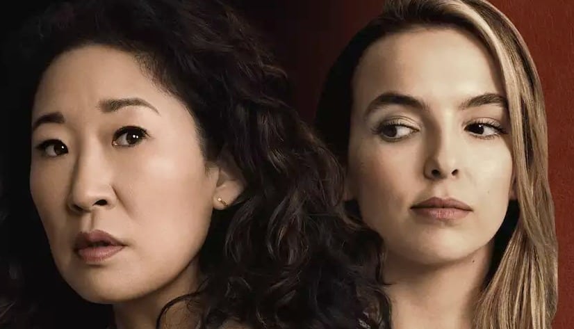 Sandra Oh and Jodie Comer in Killing Eve