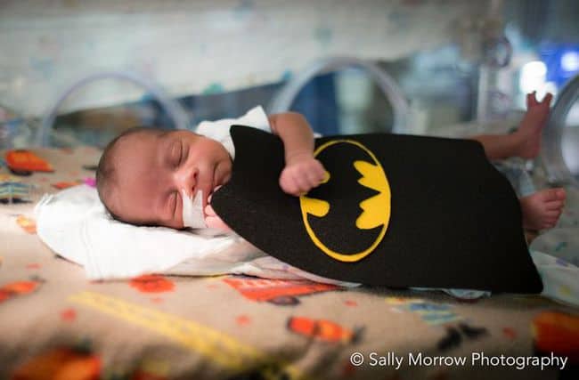 NICU Babies Wear Adorable Handmade Superhero Costumes For Halloween
