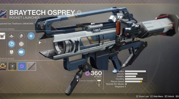 How to Farm the Braytech Osprey in Destiny 2