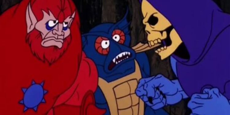 Skeletor scolding his henchmen