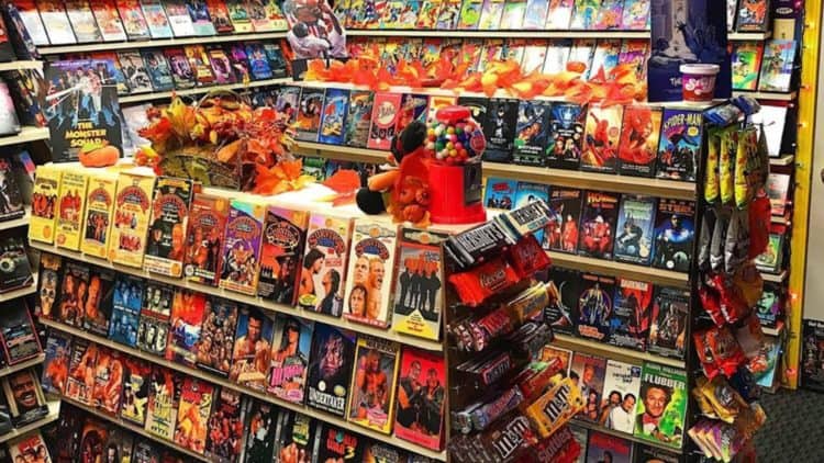 Nostalgic Movie Fan Builds a Video Store in His Basement