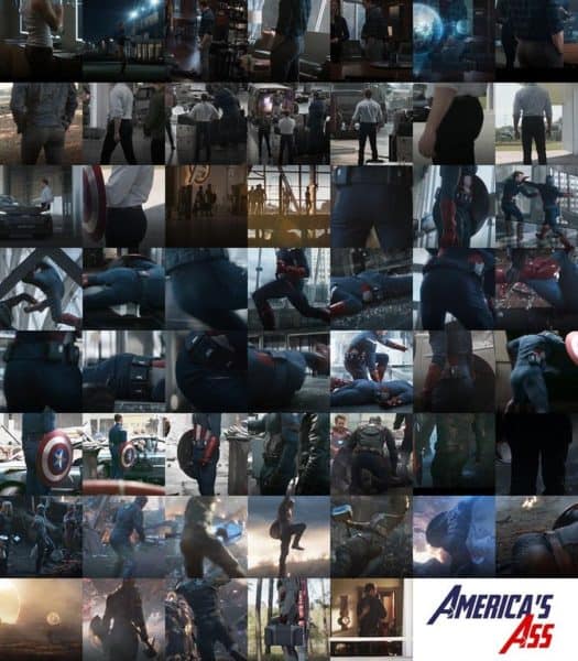 Every Captain America Butt Shot is Compiled by Crazy Marvel Fan