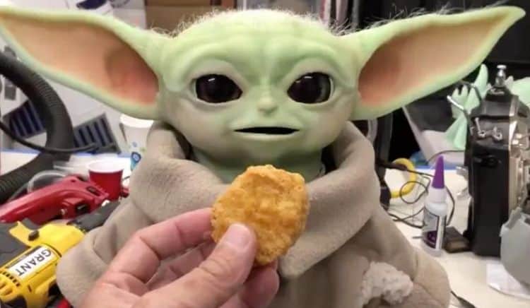 Baby Yoda Chicken Nuggies Meme Origin 10lilian