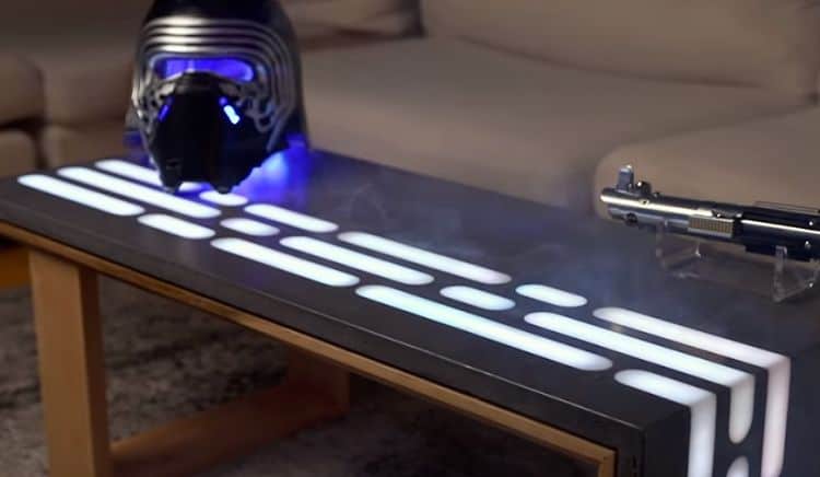 This Sick Star Wars Table Made from Concrete and Epoxy Resin