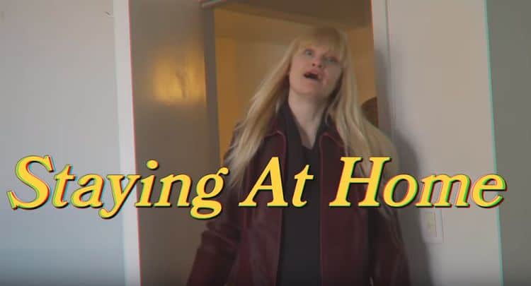 This Faux Retro Sitcom Intro about Staying at Home