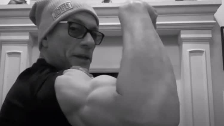 Jean-Claude Van Damme Posts At Home Workout Training Series