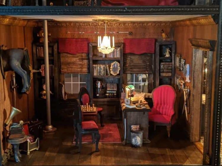 addams family dollhouse kit