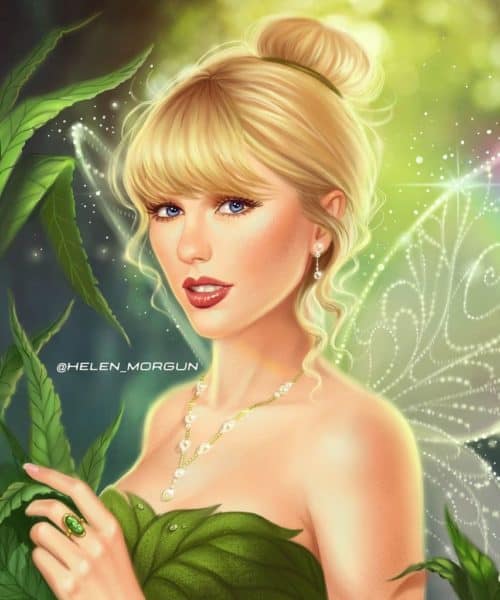 Celebrities as Disney Princesses Fan Art