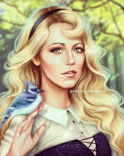 Celebrities as Disney Princesses Fan Art