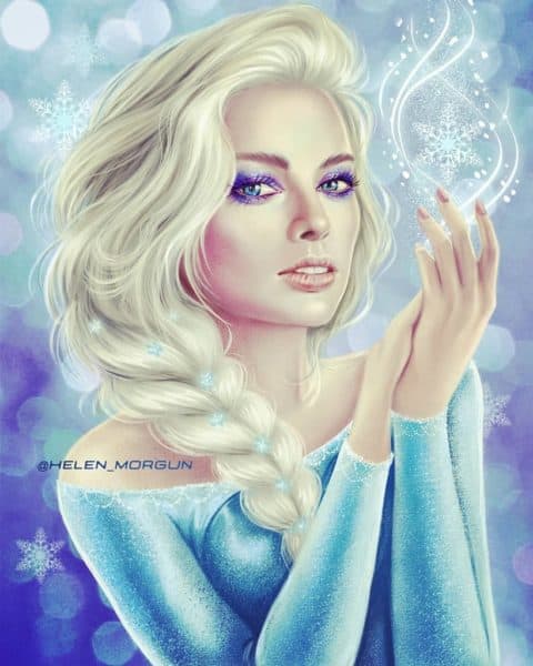 Celebrities as Disney Princesses Fan Art