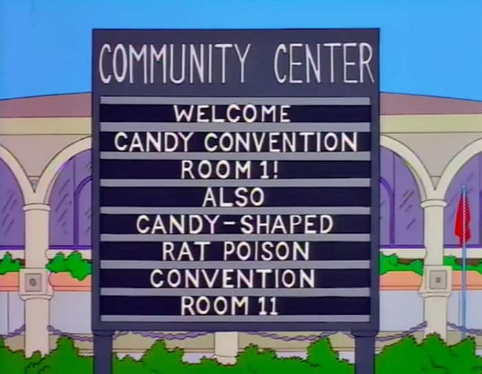 A Collection of Hilarious Signs Spotted in The Simpsons