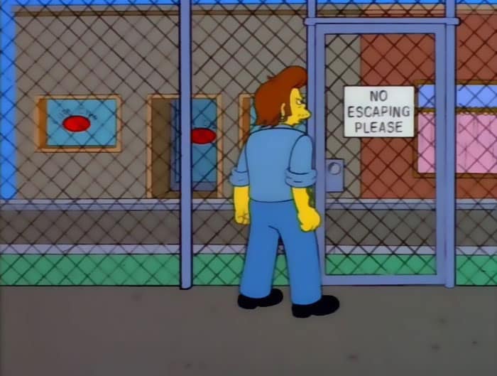 A Collection of Hilarious Signs Spotted in The Simpsons