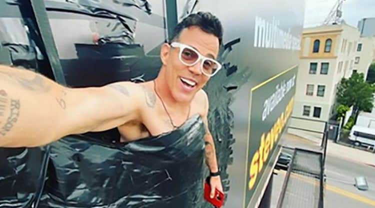 Why Steve-O Taped Himself To A Billboard In Hollywood