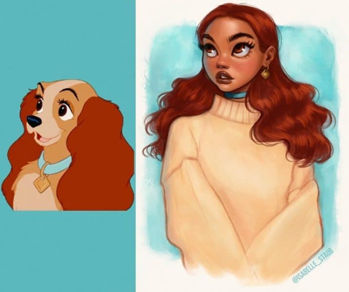 Gallery Turns Disney Animals into Humans