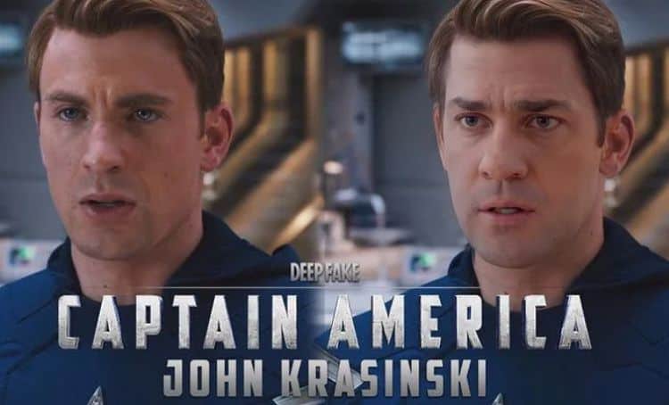 John Krasinski Becomes Captain America in Deepfake Video