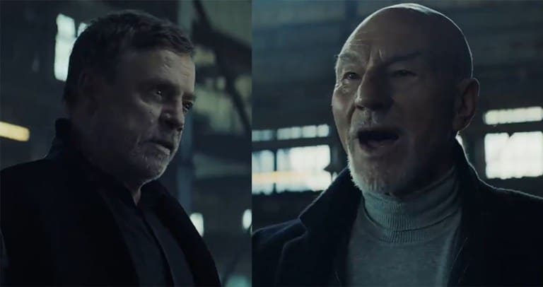 Mark Hamill and Sir Patrick Stewart Argue  Over Tomatoes in UberEats Ad