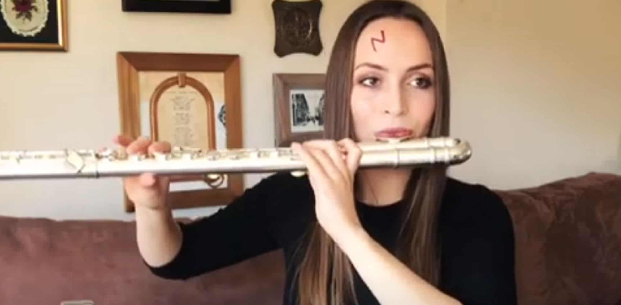 Flutist Ariana Piknjac Does an Incredible Job Covering Theme Songs