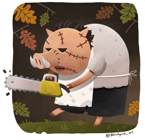 Check Out Horror Movie Characters as Cute Animals
