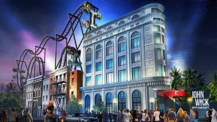 A First Look at the John Wick Roller Coaster Coming in 2021