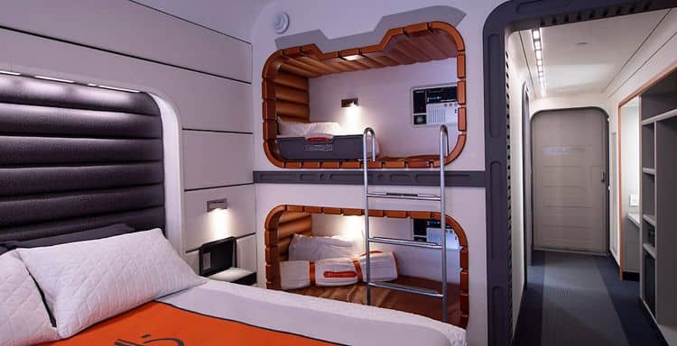 A Sneak Peek Inside Disney’s Star Wars: Galactic Starcruiser Hotel Room