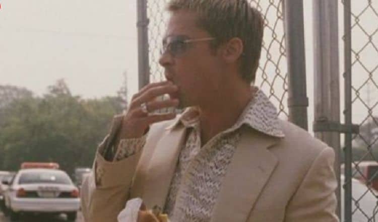 The Reason Why Brad Pitt is Always Eating in Movies