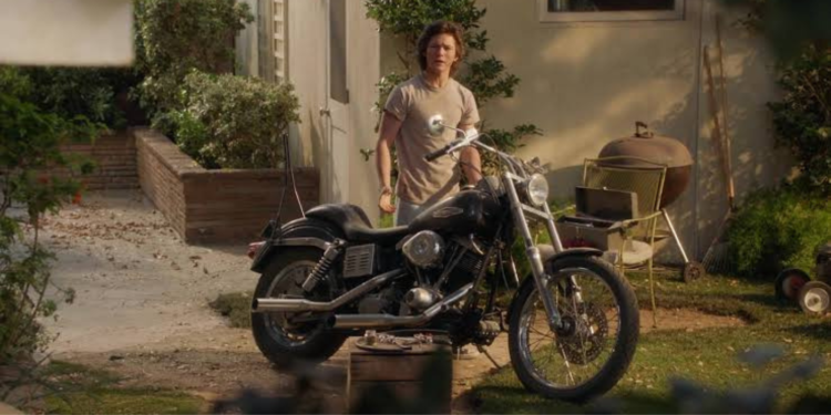 Montana Jordan with motorcycle in Young Sheldon