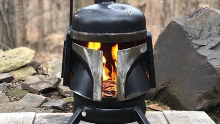 Check Out This Custom Made Boba Fett Wood Burner