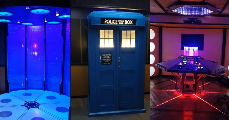 Check Out This Amazing Star Trek and Doctor Who Basement