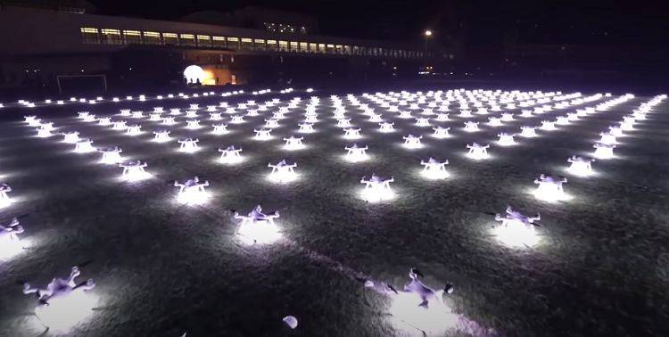 Check out This Amazing World Record Animated Drone Display