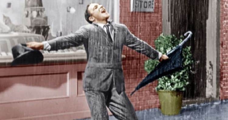 Gene Kelly Had a 103 Degree Fever While Filming “Singing in the Rain”