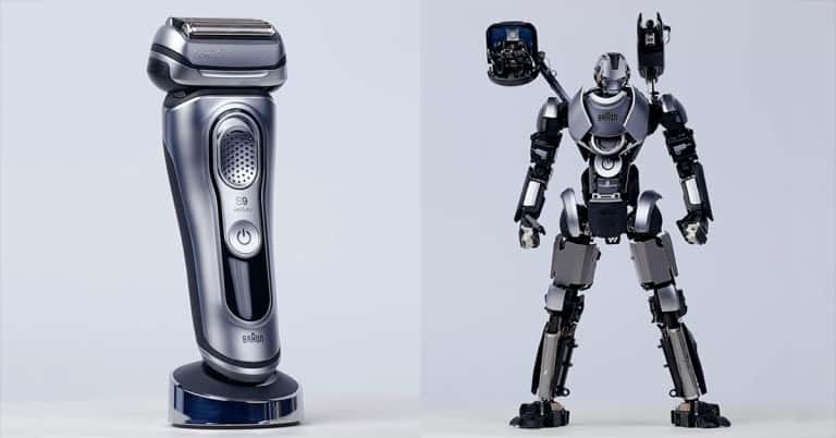 Artist Transforms Braun Electric Shaver Into Marvel’s War Machine