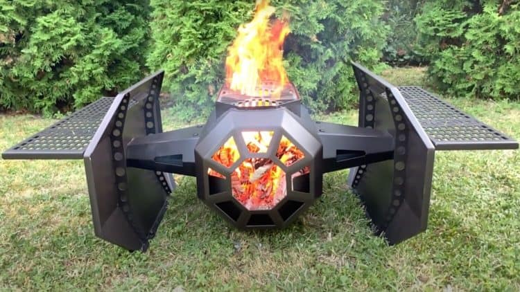 Star Wars Inspired TIE Advanced X1 BBQ Grill Absolutely Owns