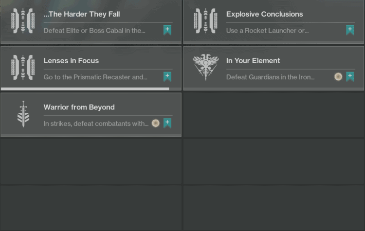 destiny 2 week 10 challenges