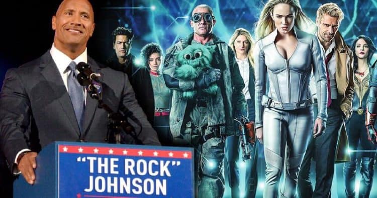 Legends of Tomorrow Presents The Rock as President in Featurette