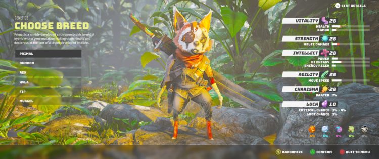 biomutant character creator