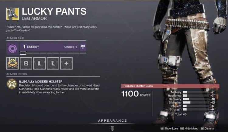 destiny 2 hunter boots