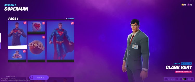 superman fortnite