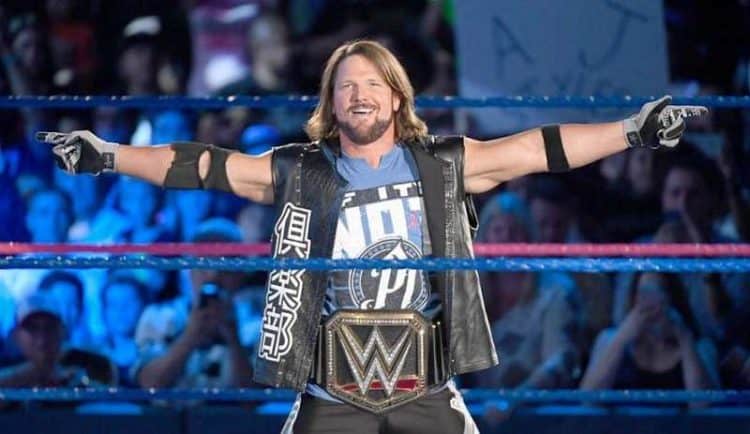 WWE AJ Styles WWE Champion