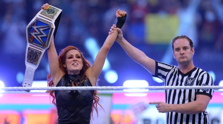 WWE Summerslam 2021 Becky Lynch Smackdown Women's Championship