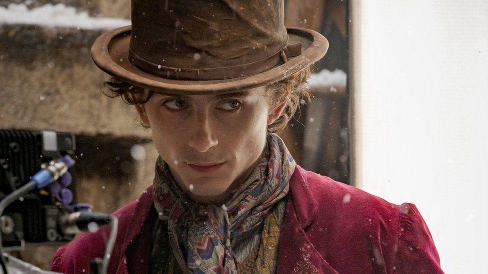 Timothee Chalamet Looks Pretty Good as Willy Wonka