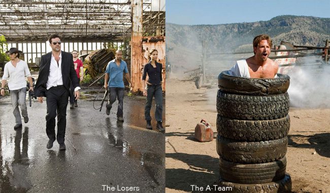 Comparing “The Losers” to “The A-Team”