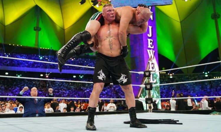 WWE Crown Jewel 2019 Brock Lesnar and Cain Velasquez