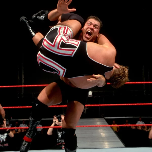 WWE Kurt Angle Owen Hart Dark Match Slam