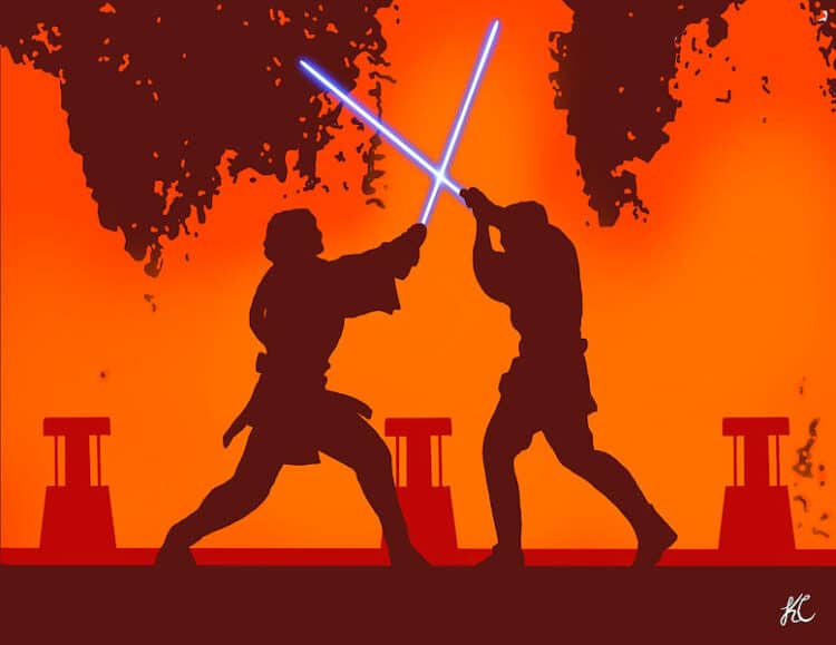 What If Anakin Had Defeated Obi-Wan?