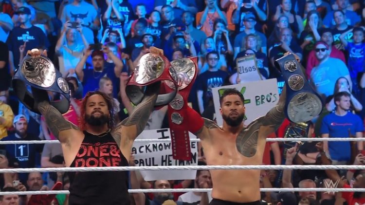 WWE The Usos Raw Tag Team Champions