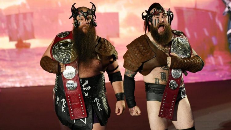 WWE Viking Raiders Raw Tag Team Champions